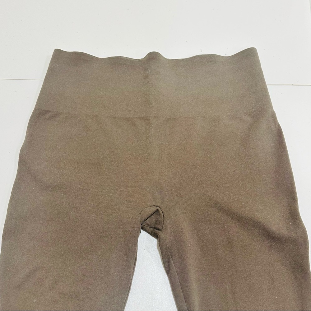 SPANX Women's Look At Me Now Seamless Olive High Rise Leggings Size L